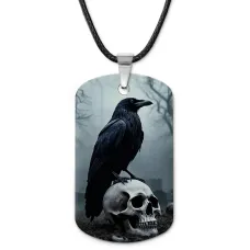 Кулон-жетон Ворон ZHA-0001