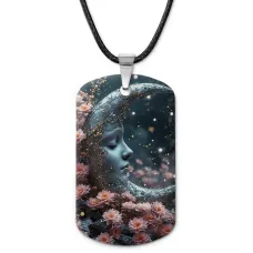 Кулон-жетон Полумесяц ZHA-0003