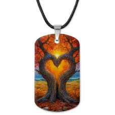 Кулон-жетон Дерево любовь ZHA-0006