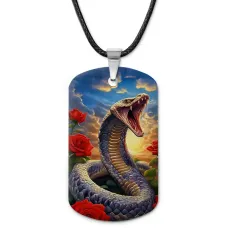 Кулон-жетон Змея ZHA-0009