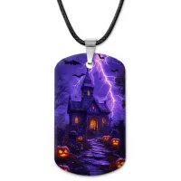 Кулон-жетон Дом Хэллоуин ZHA-0018
