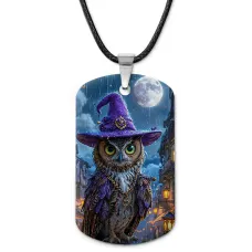 Кулон-жетон Сова колдунья ZHA-0021