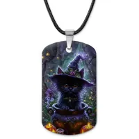 Кулон-жетон Кот Хэллоуин ZHA-0023