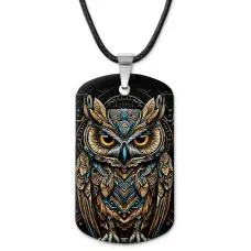 Кулон-жетон Филин ZHA-0027