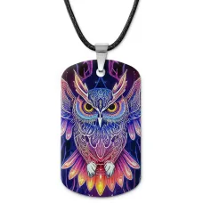 Кулон-жетон Сова ZHA-0029