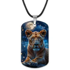 Кулон-жетон Лев ZHA-0032