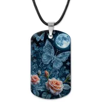 Кулон-жетон Бабочка Полнолуние ZHA-0034