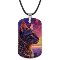 Кулон-жетон Кошка сюрреализм ZHA-0035