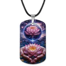 Кулон-жетон Лотос ZHA-0045