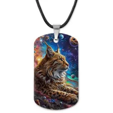 Кулон-жетон Рысь ZHA-0047