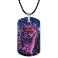 Кулон-жетон Дикий кот ZHA-0049