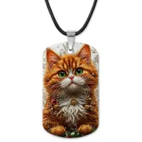 Кулон-жетон Рыжий кот ZHA-0073