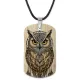Кулон-жетон Сова ловец снов ZHA-0074