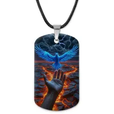 Кулон-жетон Голубь ZHA-0077