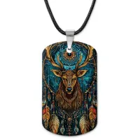 Кулон-жетон Олень ловец снов ZHA-0081