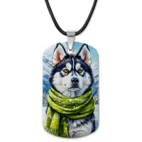 Кулон-жетон Хаски ZHA-0083
