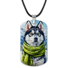 Кулон-жетон Хаски ZHA-0083