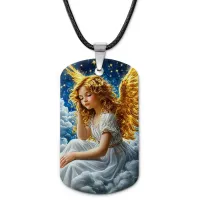 Кулон-жетон Ангел ZHA-0088