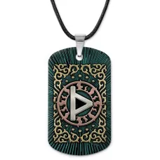 Кулон-жетон славянский Руна Даждьбог ZHA-0094