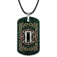 Кулон-жетон славянский Руна Перун ZHA-0102