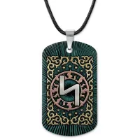 Кулон-жетон славянский Руна Сила ZHA-0105
