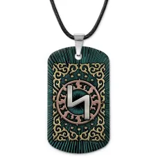 Кулон-жетон славянский Руна Сила ZHA-0105