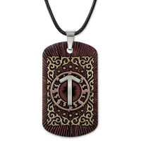 Кулон-жетон славянский Руна Треба ZHA-0106