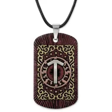 Кулон-жетон славянский Руна Треба ZHA-0106