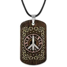 Кулон-жетон славянский Руна Чернобог ZHA-0108