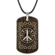 Кулон-жетон славянский Руна Чернобог ZHA-0108