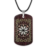 Кулон-жетон славянский Алатырь ZHA-0109