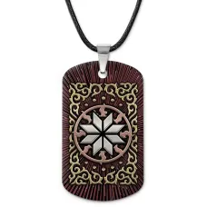 Кулон-жетон славянский Алатырь ZHA-0109