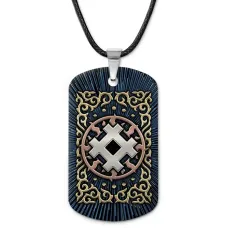 Кулон-жетон славянский Звезда Креста ZHA-0114