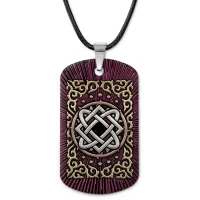 Кулон-жетон славянский Звезда Лады - Богородицы ZHA-0115