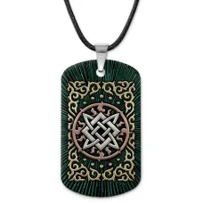 Кулон-жетон славянский Звезда Руси ZHA-0118