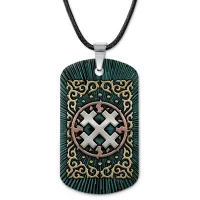 Кулон-жетон славянский Крест Мары ZHA-0121