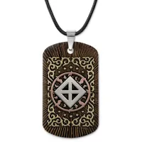 Кулон-жетон славянский Святовид ZHA-0128