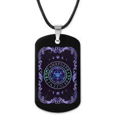 Кулон-жетон Магическая печать ZHA-0135