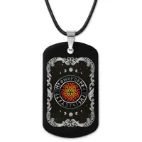 Кулон-жетон Пентаграмма ZHA-0139