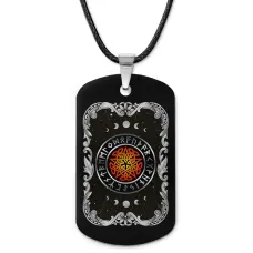 Кулон-жетон Пентаграмма ZHA-0139