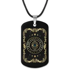 Кулон-жетон Магический глаз ZHA-0140