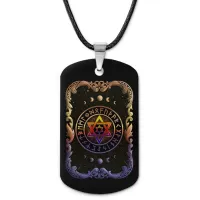 Кулон-жетон Звезда Давида ZHA-0142