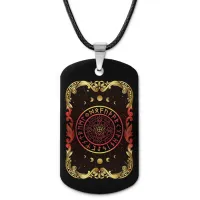 Кулон-жетон Магическая печать ZHA-0145