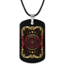 Кулон-жетон Магическая печать ZHA-0145