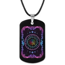 Кулон-жетон Викканское колесо года ZHA-0152