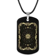Кулон-жетон Астрологическая мандала ZHA-0154