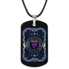 Кулон-жетон Кадуцей ZHA-0156