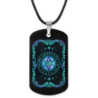 Кулон-жетон Уникурсальная Гексаграмма ZHA-0158