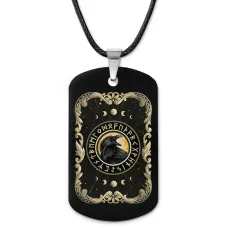 Кулон-жетон Ворон ZHA-0161