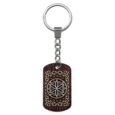 Брелок-жетон славянский Звезда Перуна ZHB-0116